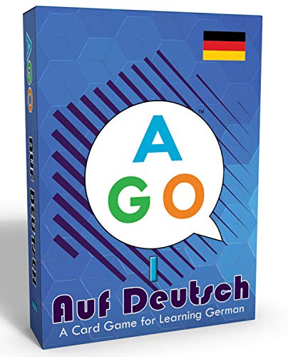 AGO Auf Deutsch - Card Game for Beginners Learning German! Practice German Conversation While Playing a Fun Card Game! - Image 1