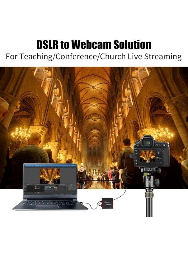 Mirabox USB3.0 HDMI Video Capture Card, 1080P 60FPS HD Game Capture Device Cam Link with HDMI Passthrough Work with DSLR Xbox PS4 Switch for OBS Twitch Game Live Streaming and Recording - Image 5