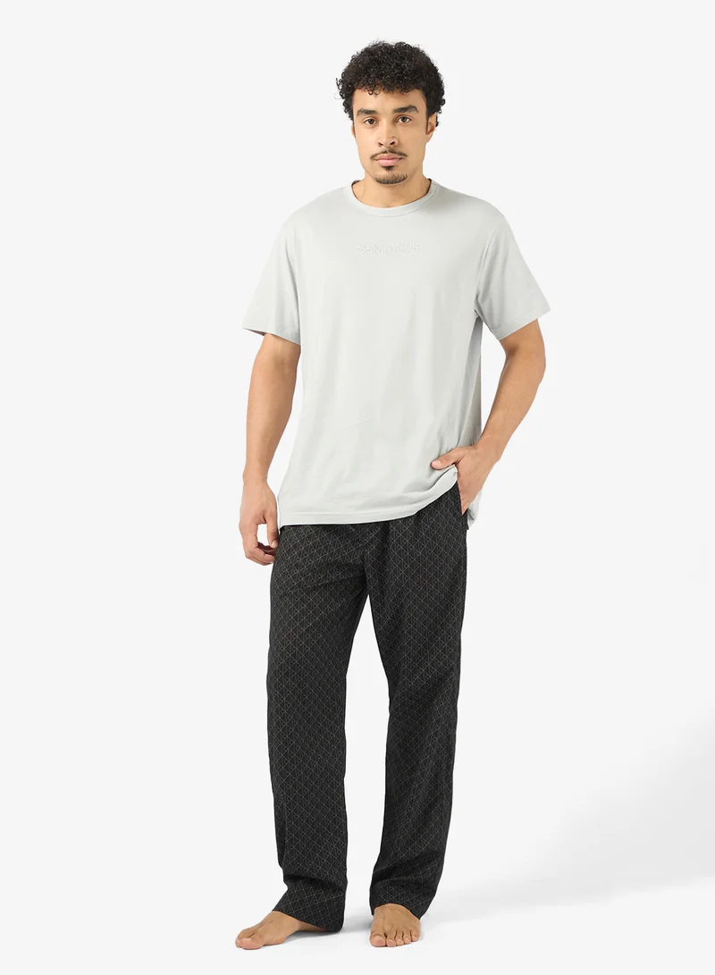 CALVIN KLEIN Cotton Poplin Sleep Pants