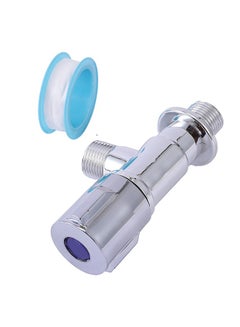 LAWAZIM 2-Piece Plastic Corner Valve - Metal  - Image 2