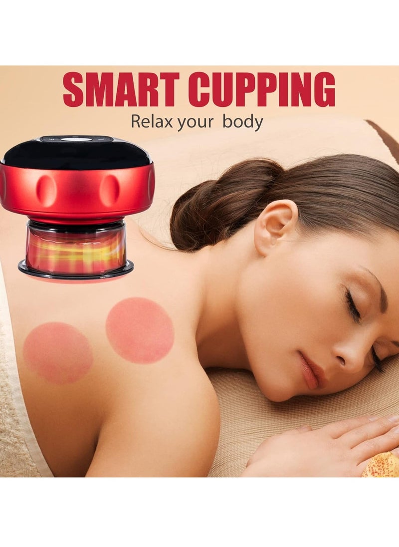 Generic "3-in-1 Smart Vacuum Cupping Therapy Set – Infrared Heating, Gua Sha Massage, and 12 Temperature Settings"  - Image 4