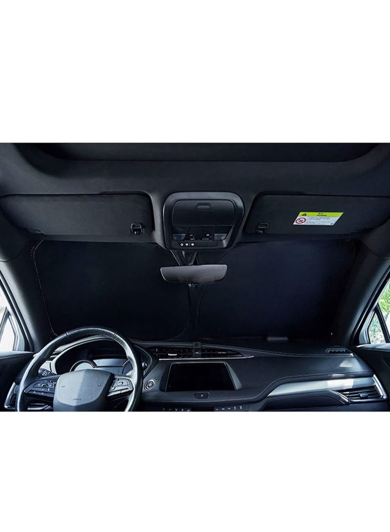 Car Window Shade for Baby Magnetic Double Layer Car Sun Shade for Side Windows Full Shade and Half Shade Options Cartoon Patterns Car Window Curtain for Heat UV Protection - Image 3