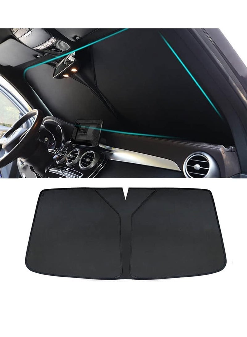 Car Window Shade for Baby Magnetic Double Layer Car Sun Shade for Side Windows Full Shade and Half Shade Options Cartoon Patterns Car Window Curtain for Heat UV Protection - Image 1