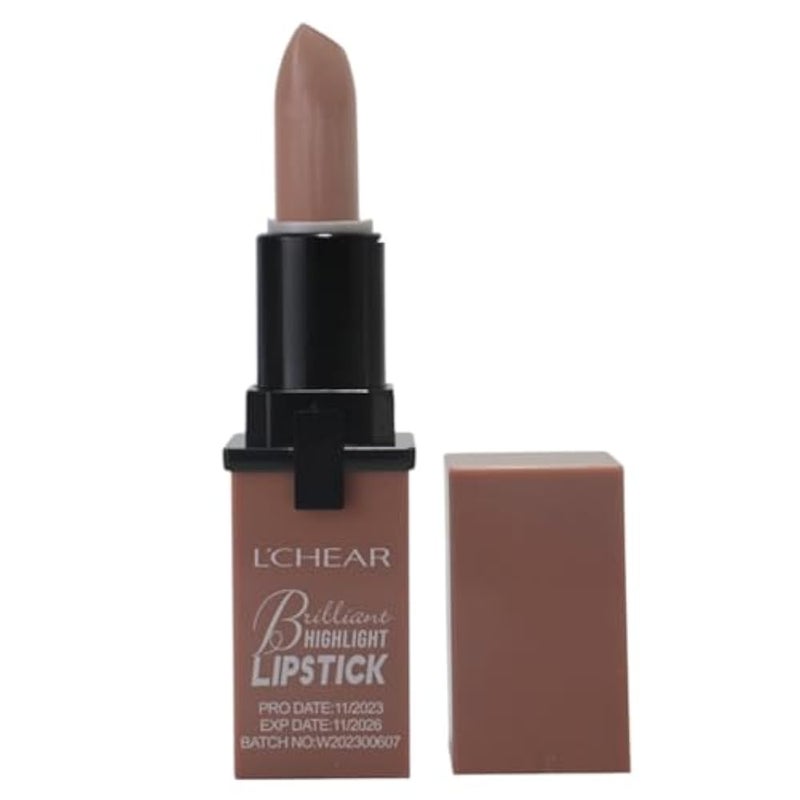 L'chear Lip Stick Brilliant Highlight Naturally Last Lip Color For 24h Sparkling&Bright Shade Number 1 - Image 1