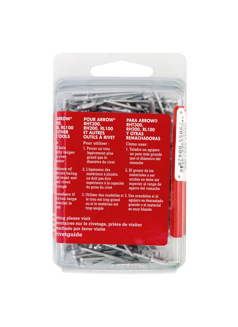 Arrow Fastener Arrow RSA1/8IP Short Aluminum 1/8-Inch Pop Rivets for Metal, Fabric, Leather, and Auto Repair, 100-Pack  - Image 5