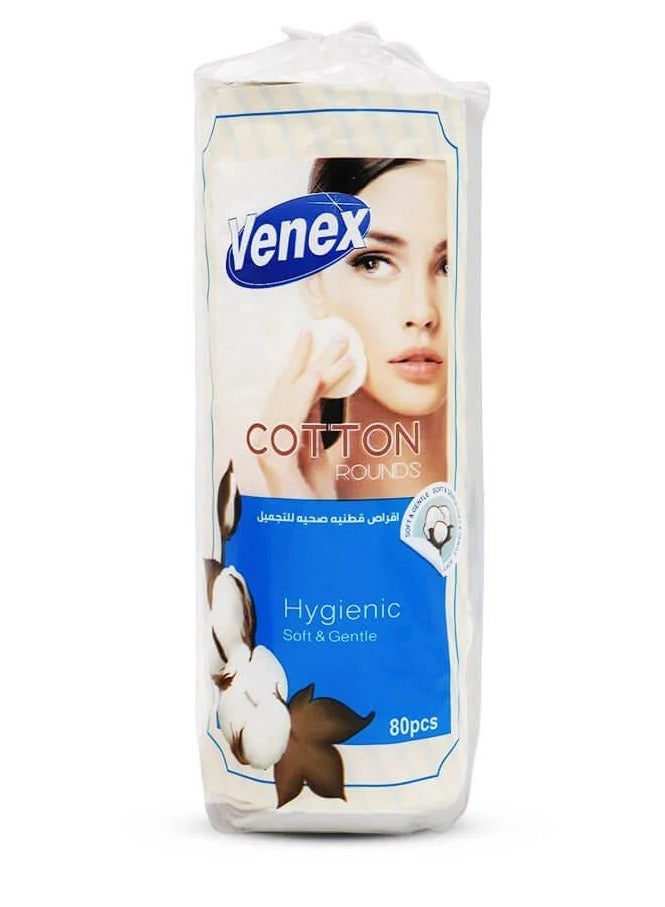 فينكس أقراص قطنية صحية للتجميل - 80 قرص