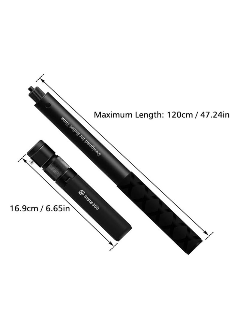 Insta360 - Insta 360 Bullet time Bundle invisible Selfie Stick with Folded Tripod - Image 1