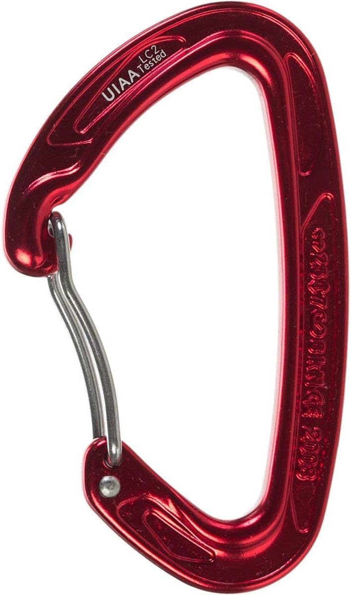 Ultra Light Bent Carabiner (Red)