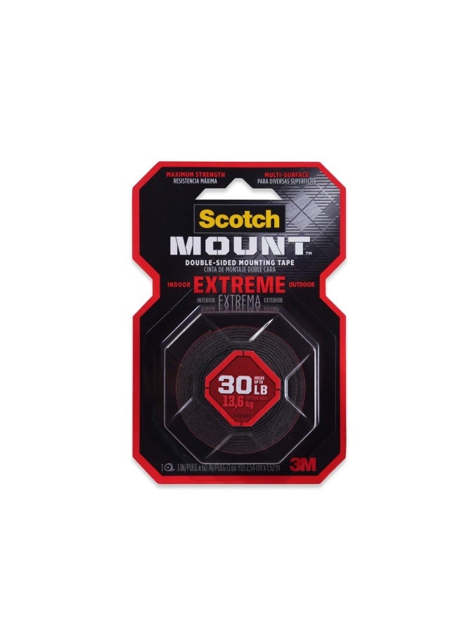 Pan Home شريط لاصق مزدوج الجوانب من 3M - أسود - Image 1