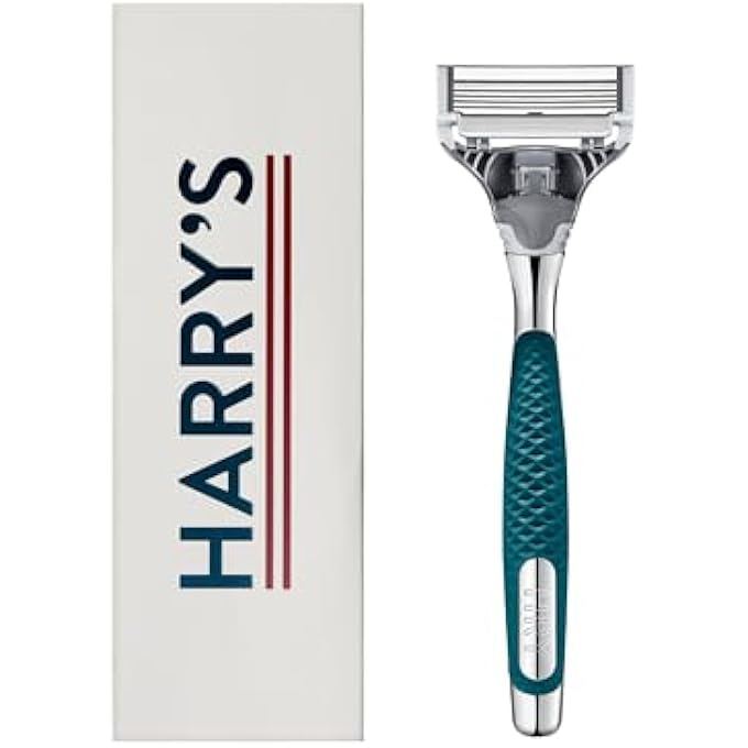 هاري مقبض ماكينة حلاقة هاريس وينستون كروم 1 مقبض و 1 عبوة شفرة حلاقة - Image 2