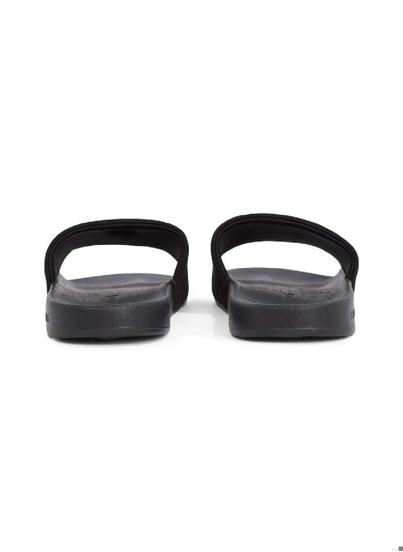 Calvin Klein Jeans Men's Monogram Slides - Cotton, Black  - Image 3