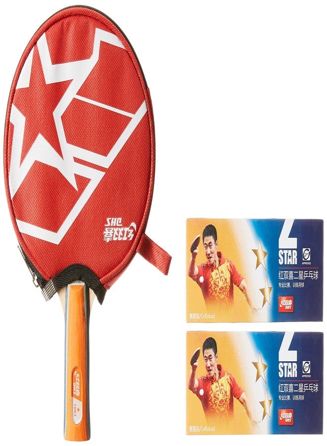 DHS TT BAT A1003 DHS WITH TT BALL DHS 40MM 2 STAR ORANGE (30 Pcs Box) - Image 3