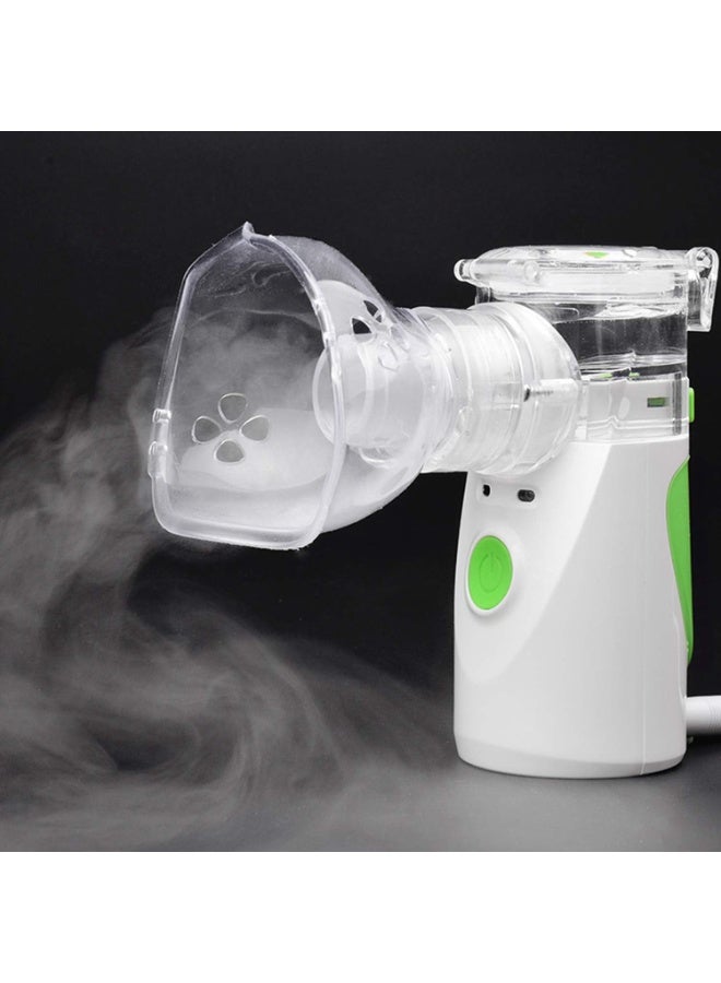 جهاز استنشاق بخار محمول يعمل بالموجات فوق الصوتية، مرطب هواء شخصي مع كابل يو اس بي وقناعين للكبار والأطفال - Image 2