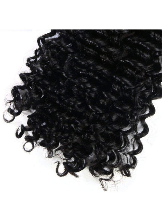 Lacer Clip In Human Hair Extensions Jerry Curly 3B 3C Curly Real Hair Clip In Extensions For Black Women Natural Black Color 100% Brazilian African American Hair Extension (20 Inch Jerry Curly 1B) - Image 4