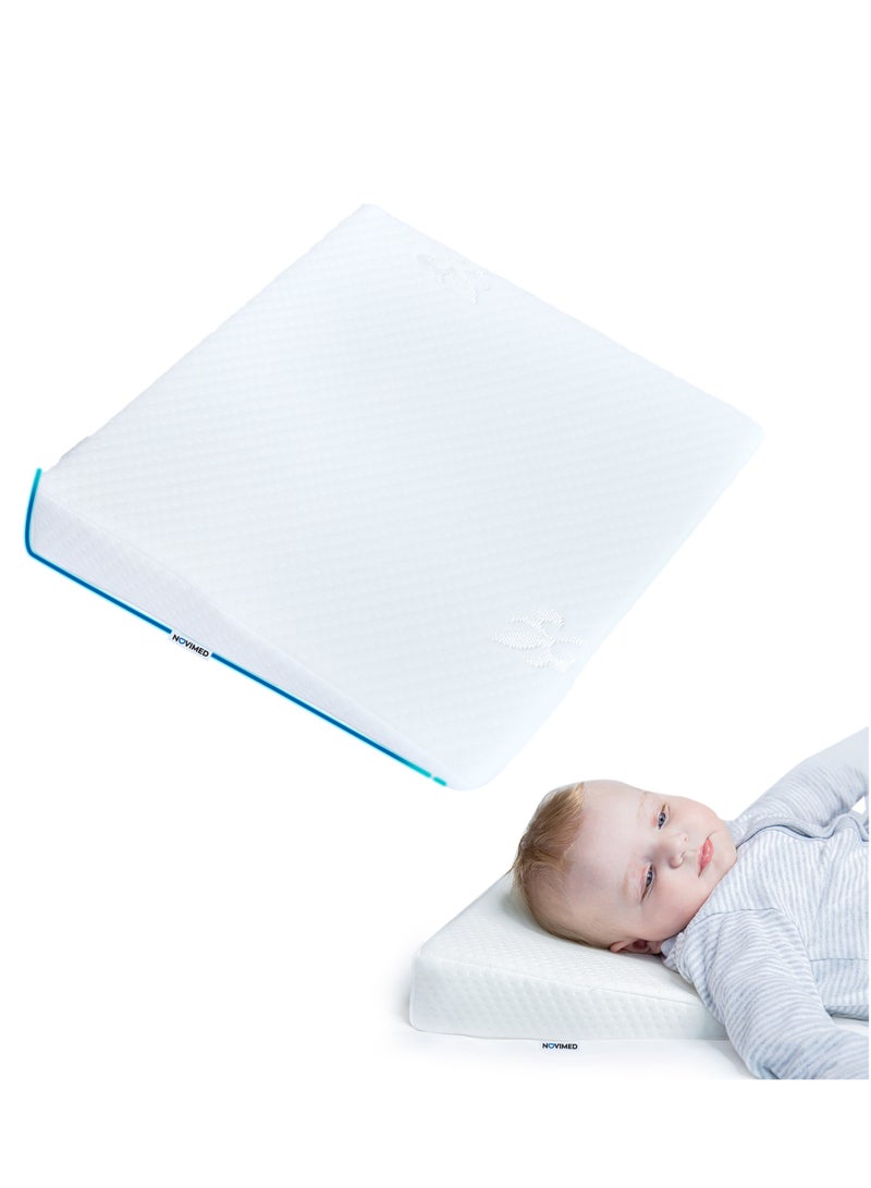 NOVIMED Bassinet Size Baby Wedge Pillow for Relflux & Sleeping  - Image 1
