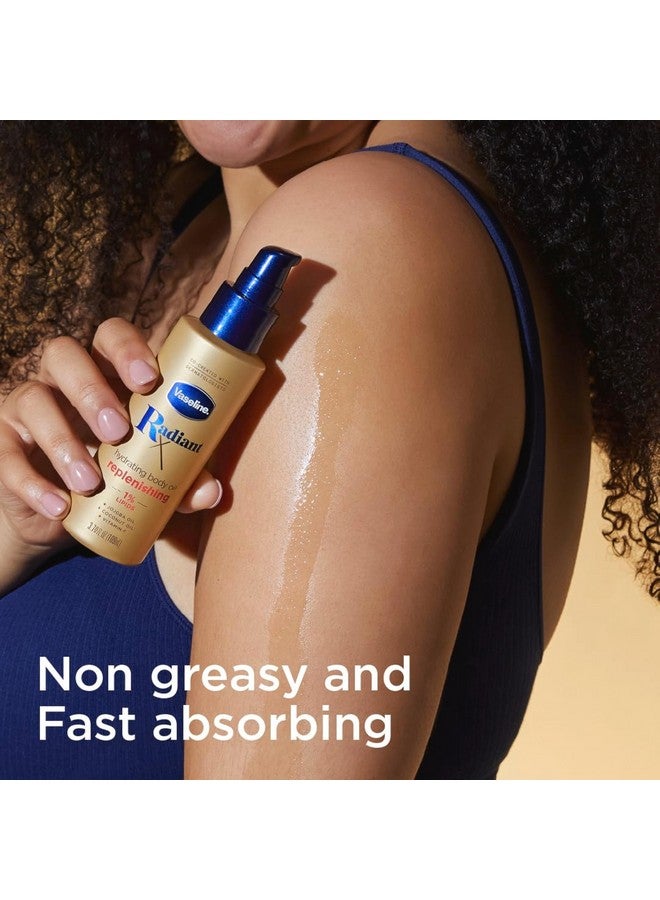 Vaseline Radiant X Replenishing and Hydrating Body Oil with 1% Lipids, Jojoba Oil, Coconut Oil, & Vitamin E 3.7 oz - Image 5