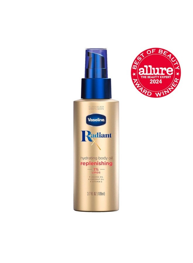 Vaseline Radiant X Replenishing and Hydrating Body Oil with 1% Lipids, Jojoba Oil, Coconut Oil, & Vitamin E 3.7 oz - Image 2