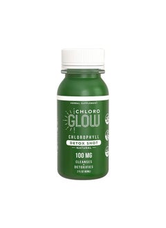 Chlorophyll Detox Shots ; All Natural And Organic Plant Based Mix Drink To Boost Energy And Straighten Your Immune System ; Cleanses And Detoxifies (1 Pack)