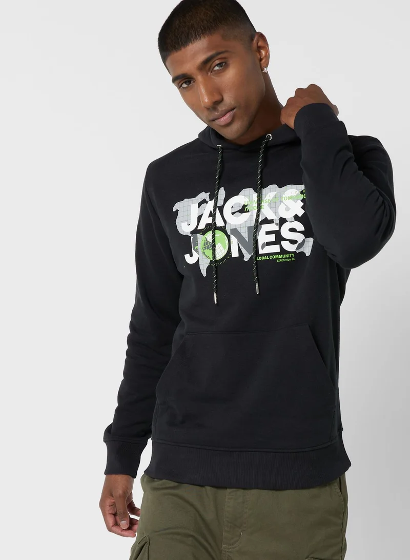 JACK & JONES Logo Hoodie