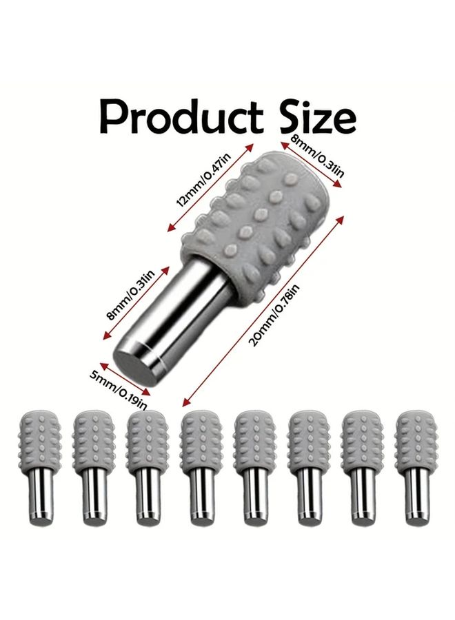 100pcs Heavy Duty Metal Shelf Support Pins With Anti Slip Rubber Sleeves M 5 20 Durable Plastic And Metal Construction For Wood Glass Laminates Wardrobe Partitions Movable Shelves Secure Grip Noise Reduction Easy Installation Home Storage Solutions - Image 3