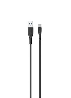 USB-A to Type-C Cable 3A 2M - Black