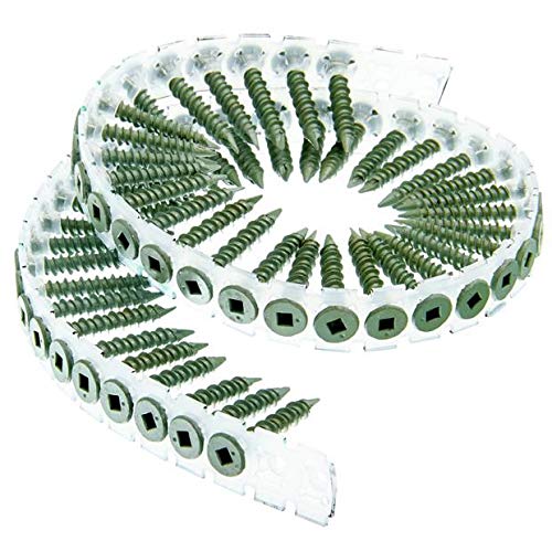 Senco 08T200W DuraSpin #8 x 2-inch, Cement Board Collated Screw, 1,000 Ct. - Image 3