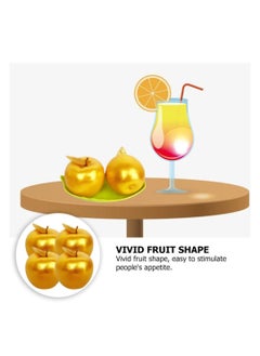 SYOSI 4 Pcs Simulated Wedding Decor Fruit Simulation Apples Foam Apples Artificial Apples Kitchen Decoration Apples Models Red Apples Decorative Model Fake Apple  - Image 5