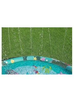 Bestway sprinkler splash pad, kids outdoor garden paddling pool, marine-life ocean print splash pad sprinkler  - Image 3