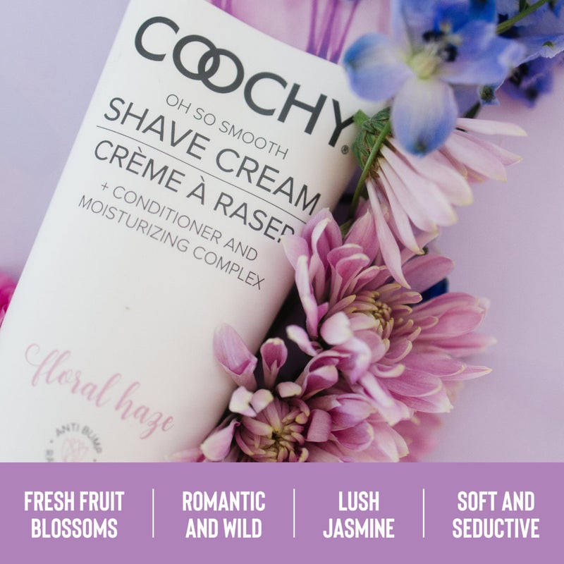 Coochy Shave Cream - Moisturizing Shave Lotion - Gentle Intimate Shaving Cream - For Bikini Area, Underarms, Legs & More - Rash-Free, Hydrating Formula - Floral Haze, 7.2 oz - Image 5