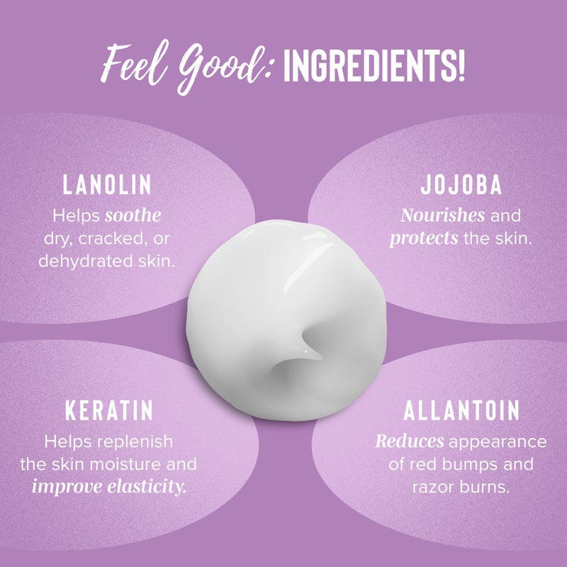 Coochy Shave Cream - Moisturizing Shave Lotion - Gentle Intimate Shaving Cream - For Bikini Area, Underarms, Legs & More - Rash-Free, Hydrating Formula - Floral Haze, 7.2 oz - Image 4