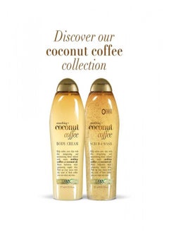 Ogx OGX Coffee Scrub and Wash, Coconut 19.5 Fl Oz  - Image 2