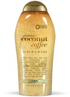 Ogx OGX Coffee Scrub and Wash, Coconut 19.5 Fl Oz  - Image 1