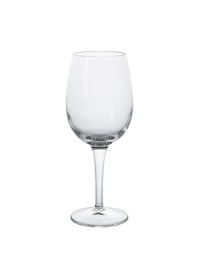 Restaurantware Cascata 11.25 Ounce White Wine Glasses, Set Of 6 Tempered Wine Glasses - Chip-Resistant, Fine-Blown Stemmed Wine Glasses, Dishwasher-Safe Stemware, For Red Or White Wines
