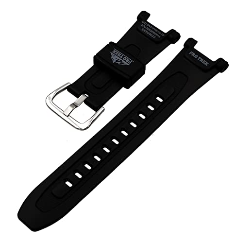 CASIO حزام بديل أصلي أسود من كاسيو 10631626 بروتريك - PRG240-1، PRG240-1B، PRG40-3V - Image 4
