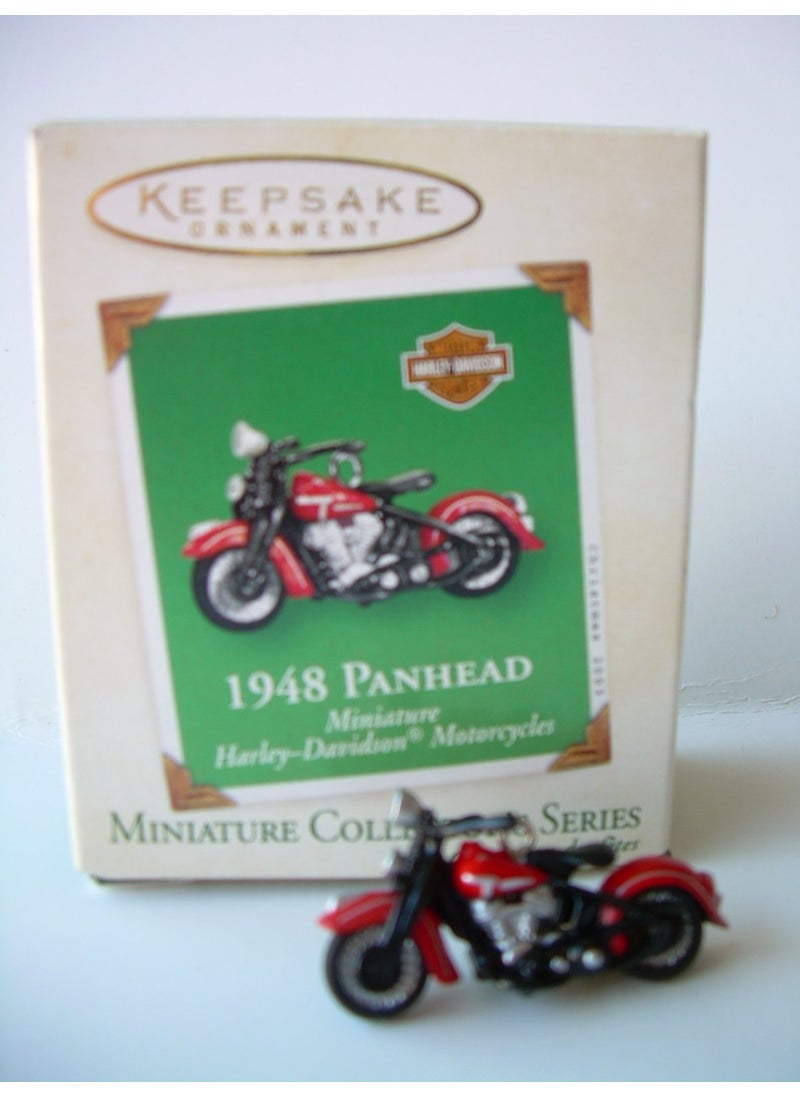 Hallmark QXM4879 2003 Hallmark 1948 Panhead Miniature Harley Davidson 5th 
