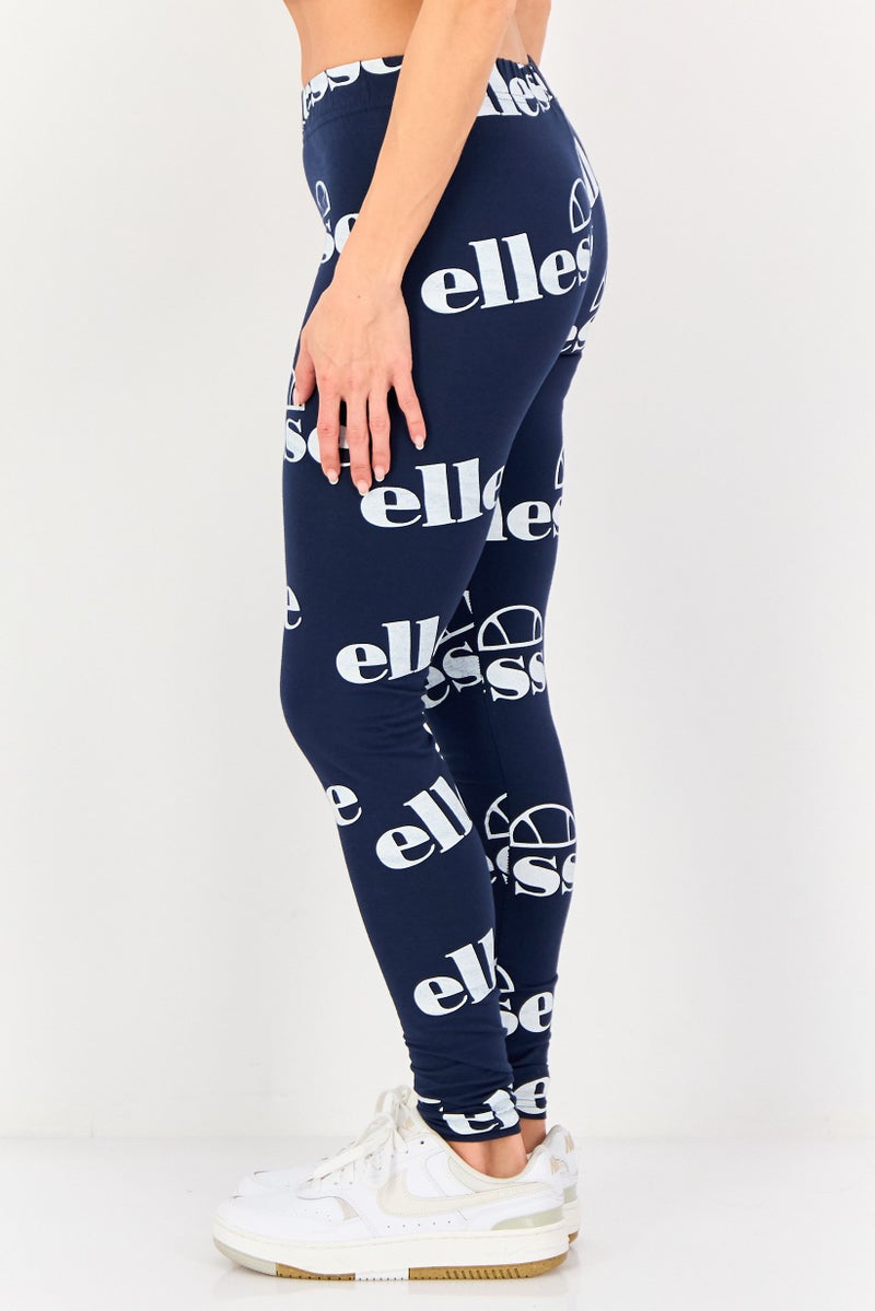 Ellesse Women Sportswear Fit Brand Logo Training Leggings, Multicolor - Image 4