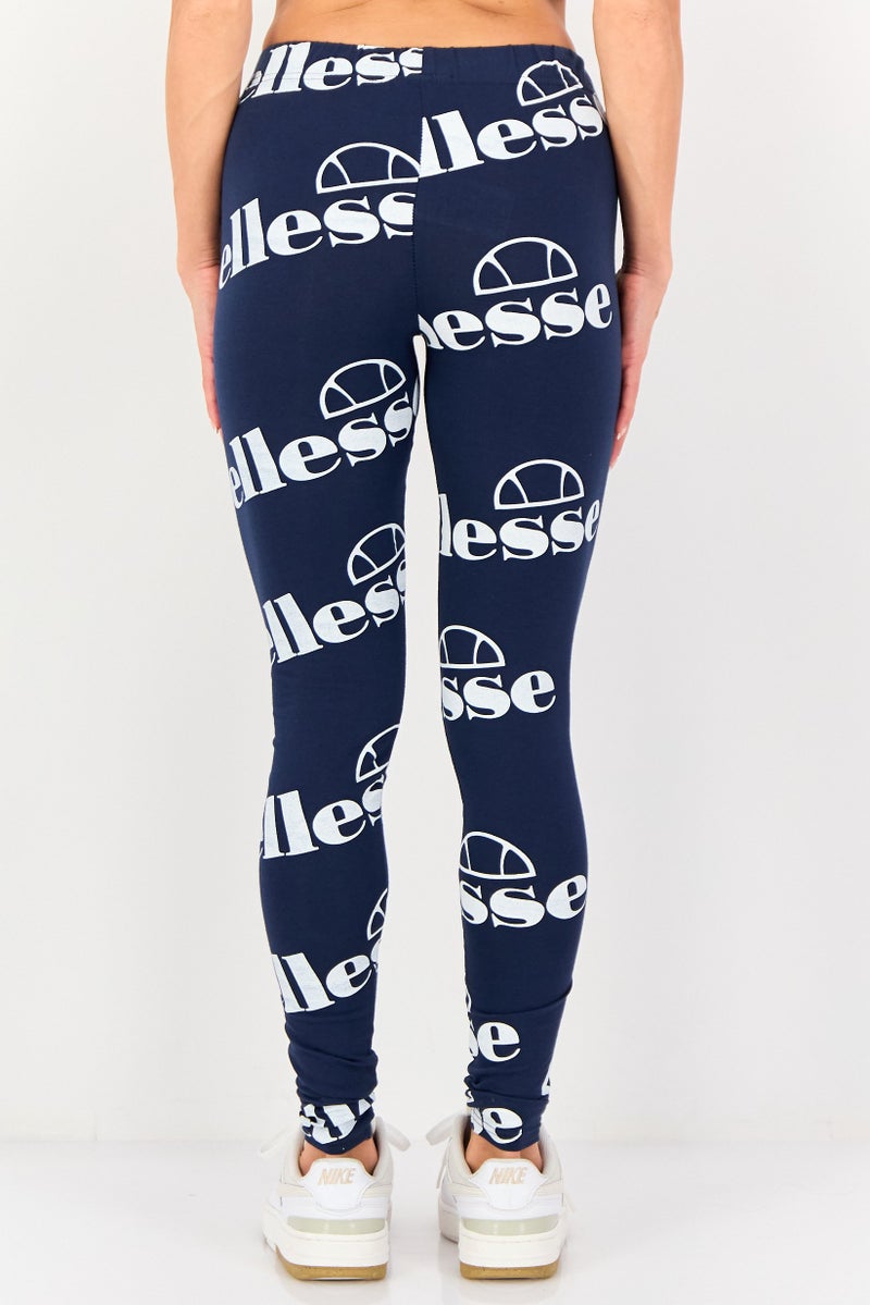 Ellesse Women Sportswear Fit Brand Logo Training Leggings, Multicolor - Image 3