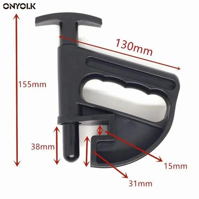 Tire Disassembly Machine Accessory: 2 Pcs Black Durable Auxiliary Fixture - Simplified Tire Picking Loading Tool for Tire Service Professionals - Image 2