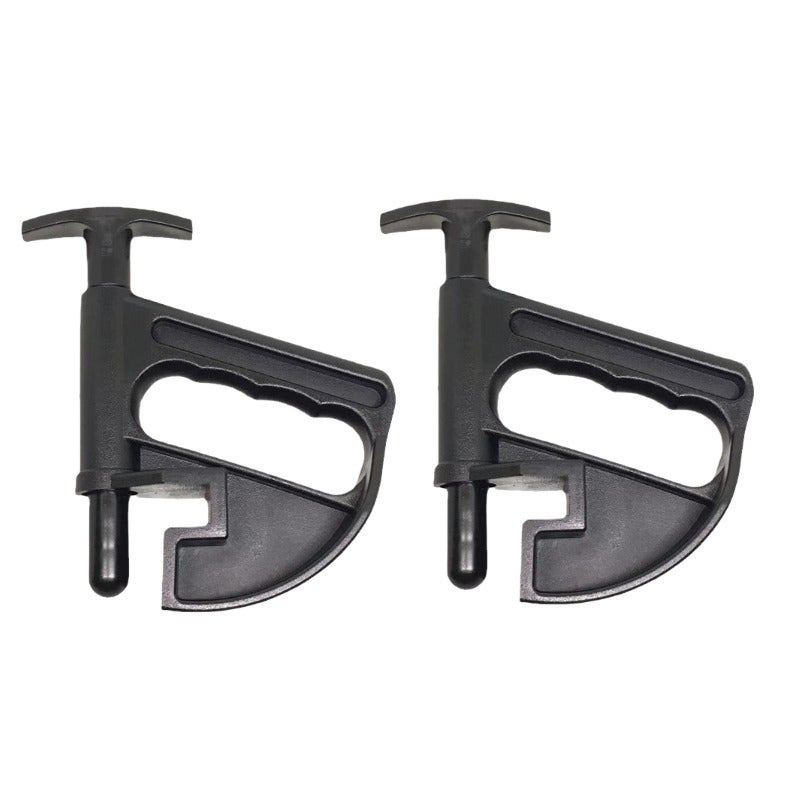 Tire Disassembly Machine Accessory: 2 Pcs Black Durable Auxiliary Fixture - Simplified Tire Picking Loading Tool for Tire Service Professionals - Image 1