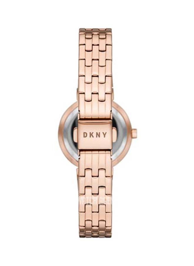DKNY Women's Analog Round Shape Stainless Steel Wrist Watch NY2964 - 29 Mm  - Image 4