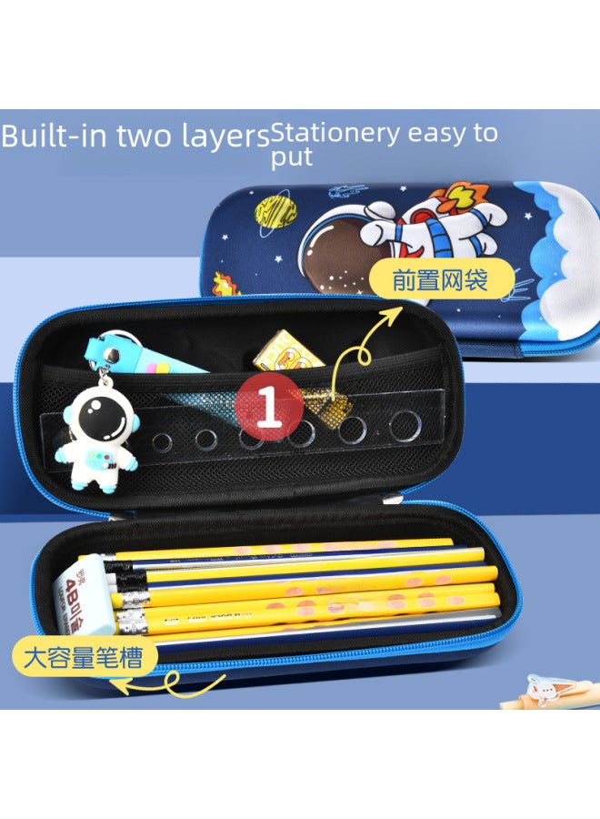 Cartoon Stationery Box Primary School Students Large Capacity Pencil Case Kindergarten Prizes Children Cute 3d Pencil Case - Image 2