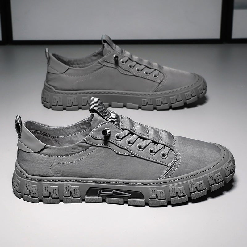 Men's Casual Low Top Sneakers Breathable Slip-on Shoes - Image 1