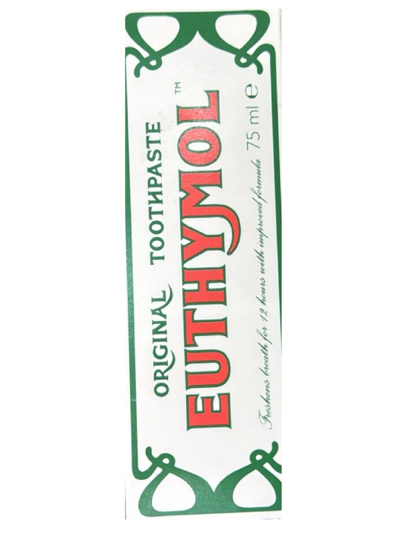 Euthymol Original Toothpaste White 75ml - Image 2