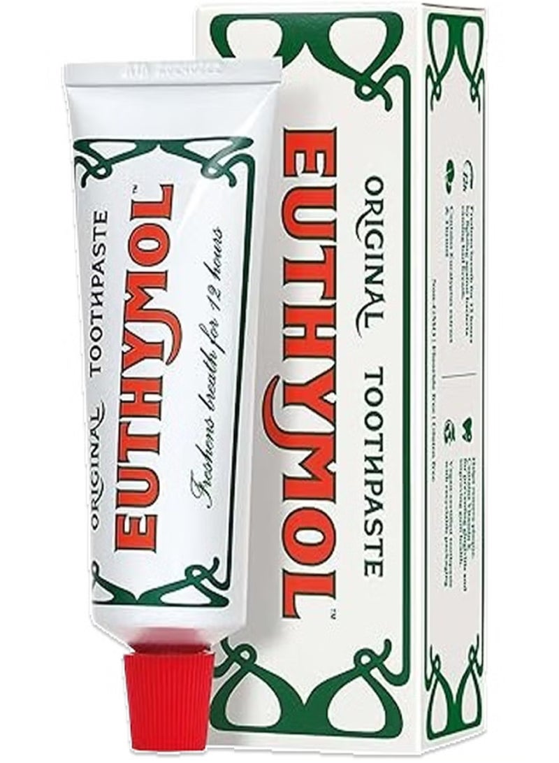 Euthymol Original Toothpaste White 75ml - Image 1