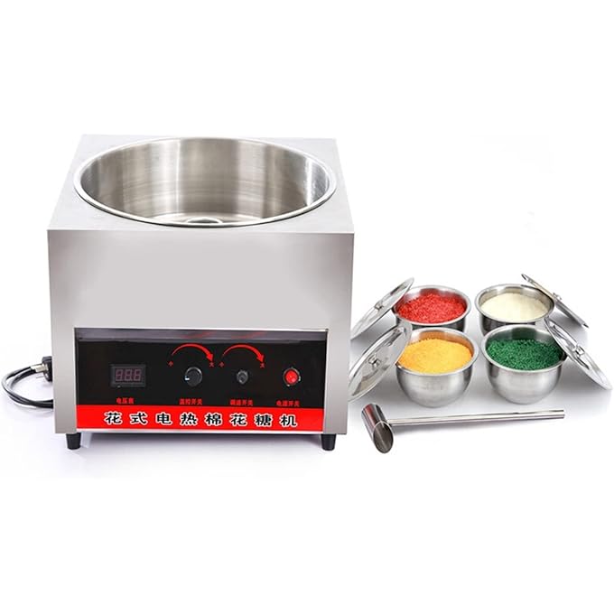 COTTON CANDY MACHINE COMMERCIAL ELECTRIC HEATING SWEET COTTON CANDY MAKER AUTOMATIC DIY COTTON CANDY SUGAR FANCY FA-IRY FLOSS MACHINE PROCESSOR FOR SUGAR OR CANDIES - Image 4