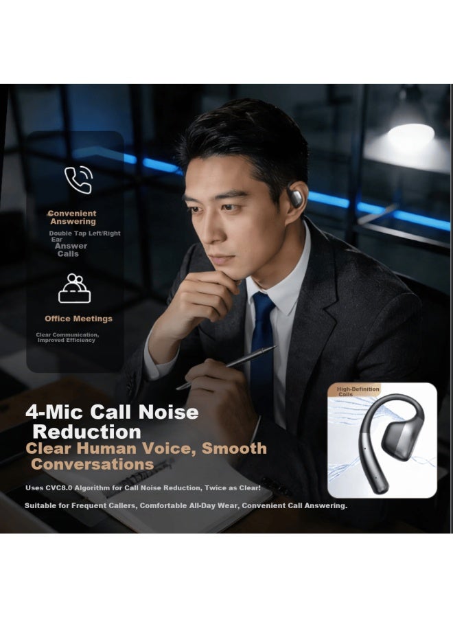 Viken Latest Berlin Sound Premium Edition Bluetooth Bone Conduction Wireless Open-ear Sports Running Headphones Long Battery Life - Image 3