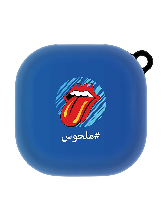 Stylizedd StylePods Custom Case Samsung Galaxy Buds Pro (2021) / Buds Live Case With Anti-Lost Keychain - Malhoos/Crazy - Image 1