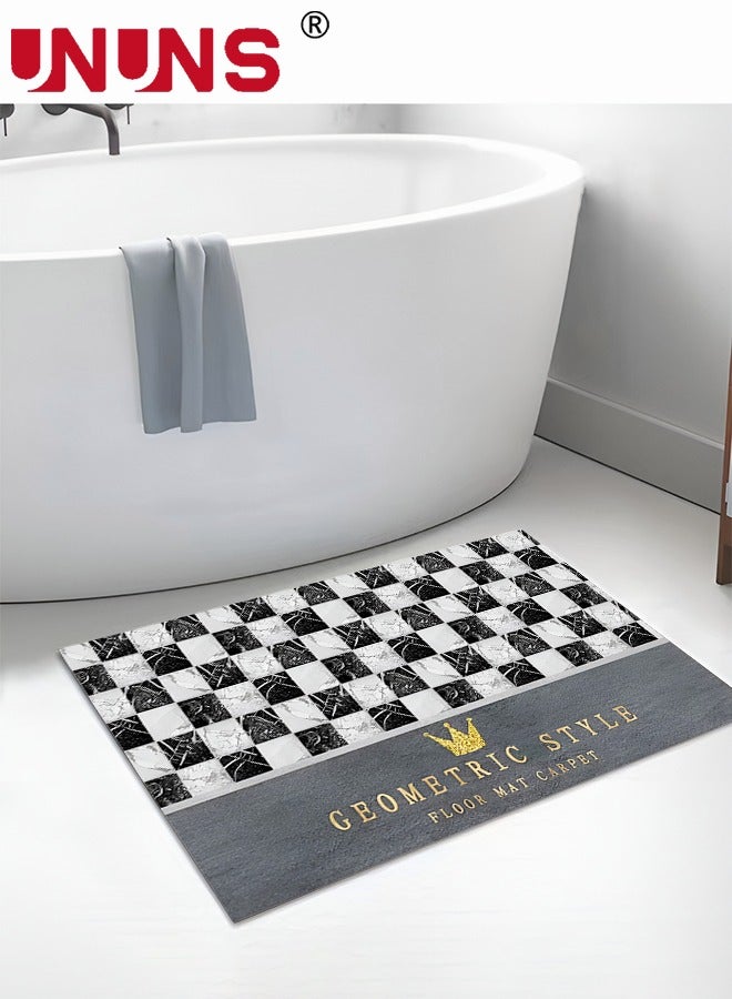 UNUNS Indoor Doormat,Front Back Door Mat Rubber Backing Non Slip Door Mats 50*80CM Absorbent Resist Dirt Entrance Doormat Inside Floor Mats Area Rug for Entryway Machine Washable - Image 5