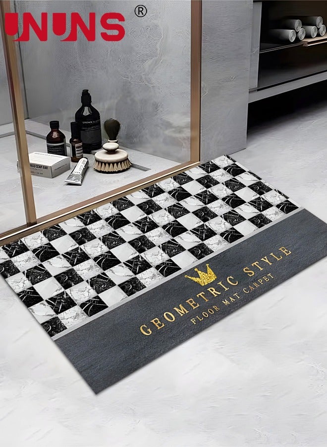 UNUNS Indoor Doormat,Front Back Door Mat Rubber Backing Non Slip Door Mats 50*80CM Absorbent Resist Dirt Entrance Doormat Inside Floor Mats Area Rug for Entryway Machine Washable - Image 4