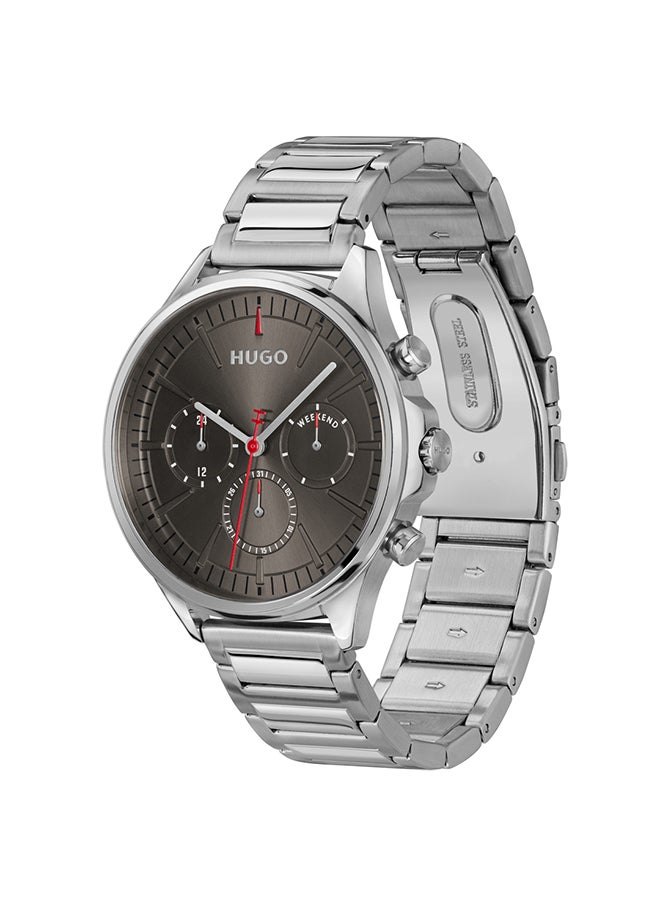 HUGO BOSS HUGO BOSS WATCH ROUND ANALOG MEN'S GREY CASE WATCH - 1530411 - Image 3